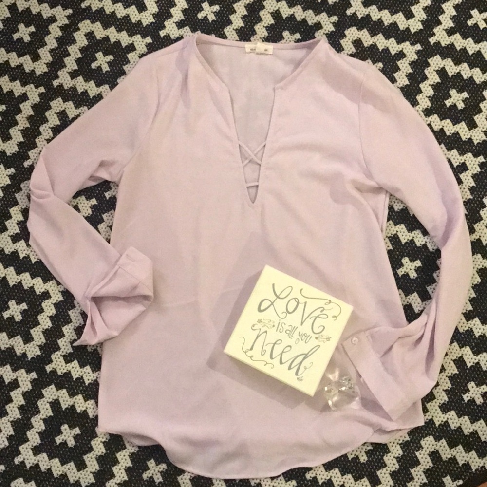 Lavender Blouse
